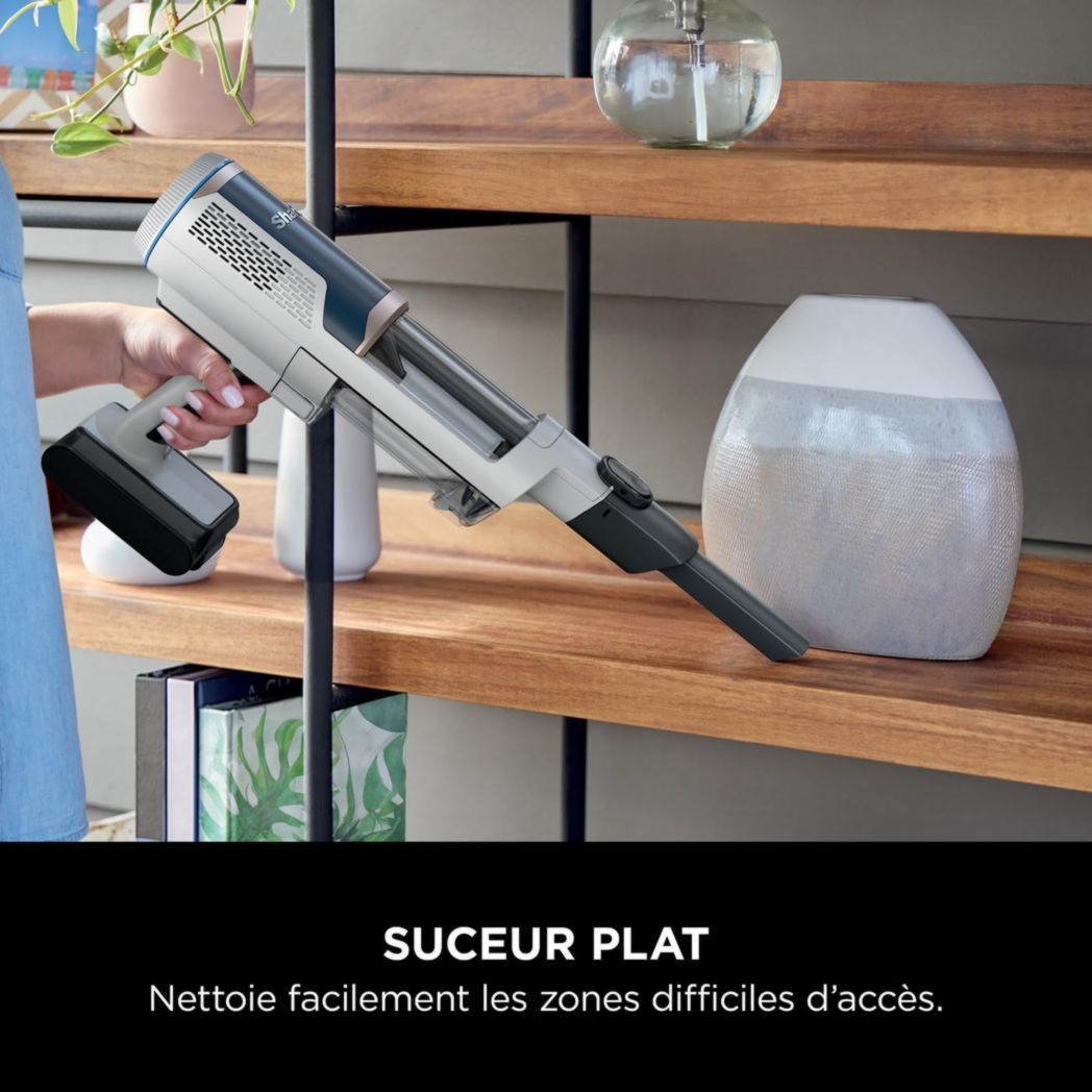 Aspirateur sans fil Shark Detect Clean & Empty IW3612AMZEU, blanc, 240 W, 2 litres