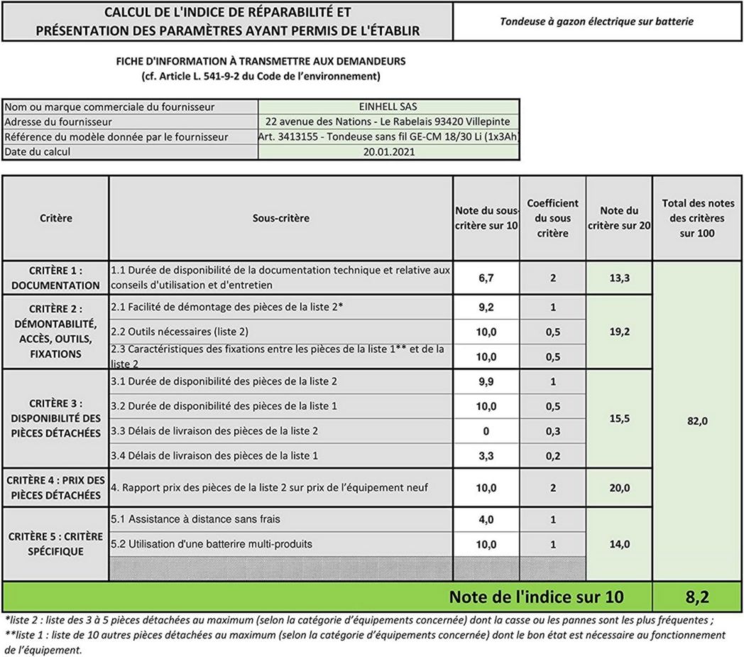 Tondeuse à gazon sans fil Einhell GE-CM 18/30 Li Kit Power X-Change (18 V, largeur de coupe 30 cm, surface recommandée 150 m²) Livrée avec batterie 3,0 Ah et chargeur