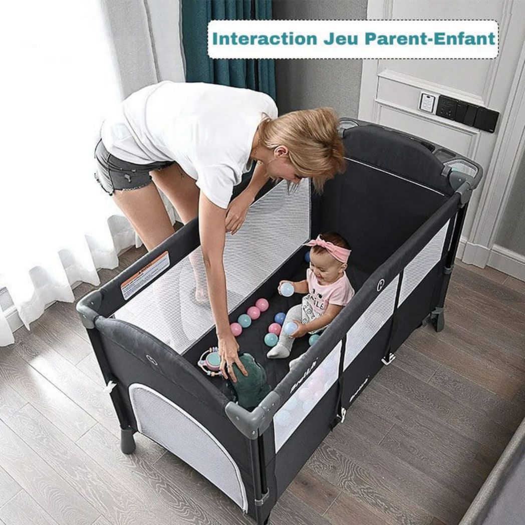 Lit bébé 3 en 1 - Confort et mobilité | FlexiBed