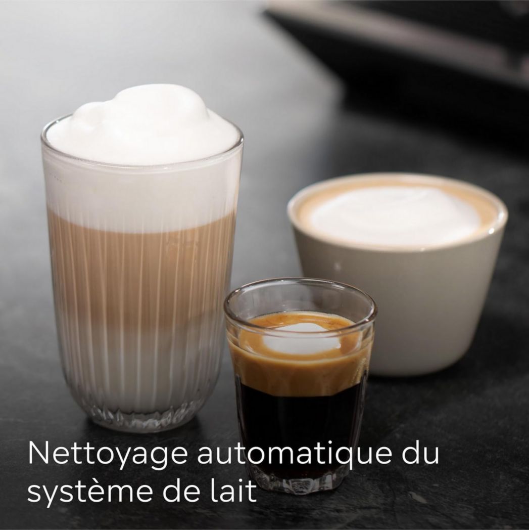 SIEMENS, machine à café à grains entièrement automatique, EQ700, écran iSelect, coffeeWorld, avec Cold Brew et Slow Brew, cappuccinatore, Home Connect, gris anthracite, TP715R01 classic