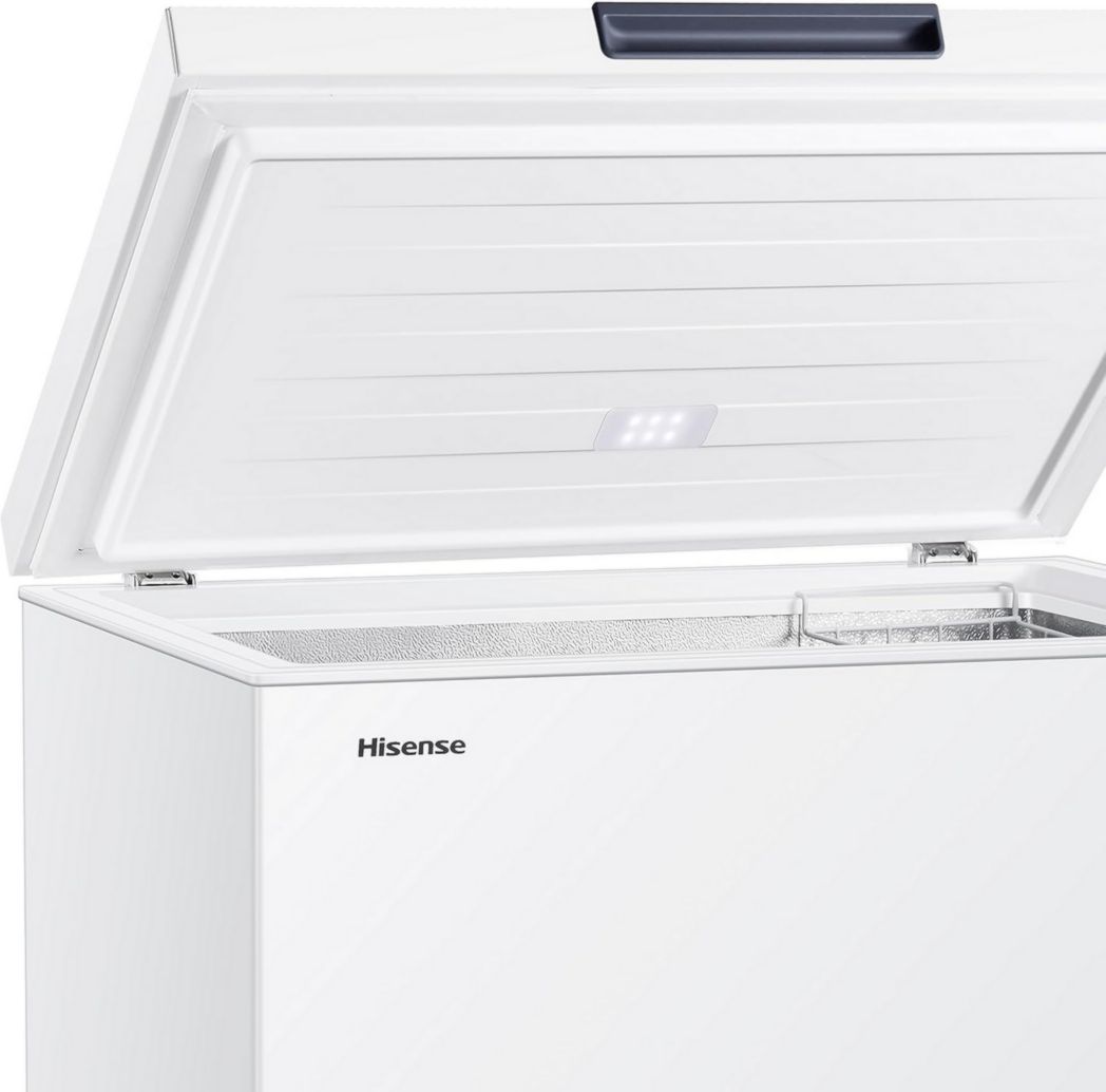 Hisense MCF141E, Congélateur coffre, Éclairage LED, Silencieux 40 dB, 142 L, Classe E