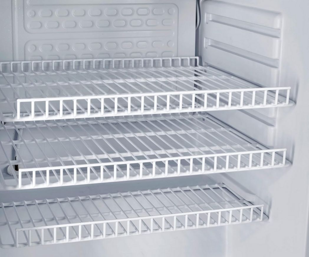 Réfrigérateur à boissons professionnel METRO GPC1088, métal/verre, 43 x 49 x 83 cm, 88 L, réfrigération statique, noir