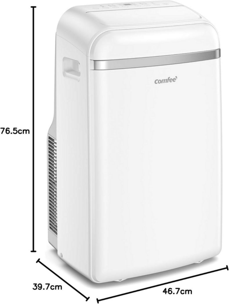 Climatiseur portable COMFEE' 9000 BTU/h 2,6 kW, 3 en 1, refroidisseur, déshumidificateur, ventilateur, fonction Follow me, minuterie, mode nuit, pour salon et maison de 33 m³/88 m³, MPPH-09CRN7, R290