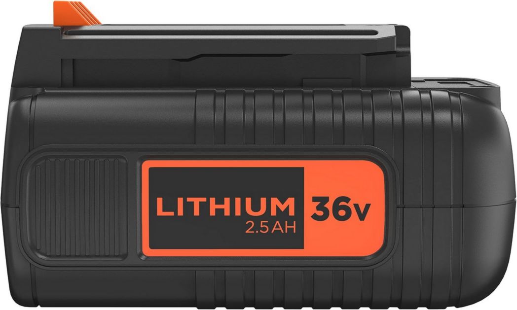 BLACK+DECKER - Souffleur, aspirateur et broyeur de feuilles sans fil 36 V - Livré avec un sac de 45 L - BCBLV36B-XJ