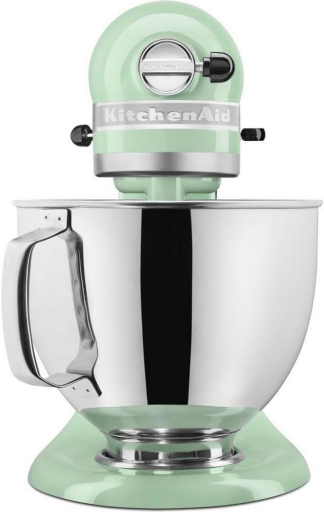 Robot pâtissier multifonction KitchenAid Artisan à tête inclinable avec 4 accessoires et bol de 4,8 L | Crème