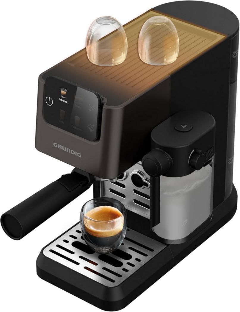 De'Longhi Dedica Style EC685.M, Machine à expresso avec buse à mousse de lait professionnelle, seulement 15 cm de large, réservoir de 1 L, boîtier en métal, compatible avec les dosettes ESE, métal