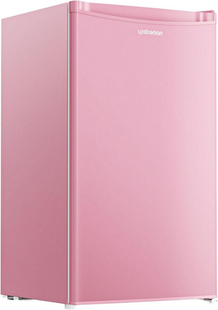 Mini-réfrigérateur Upstreman 91 L avec congélateur, thermostat réglable, pour petite pièce, réfrigérateur haut de gamme pour dortoir, bureau, blanc - BR321