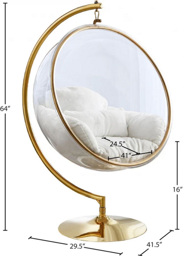 Fauteuil d'appoint pivotant en fausse fourrure acrylique Luna