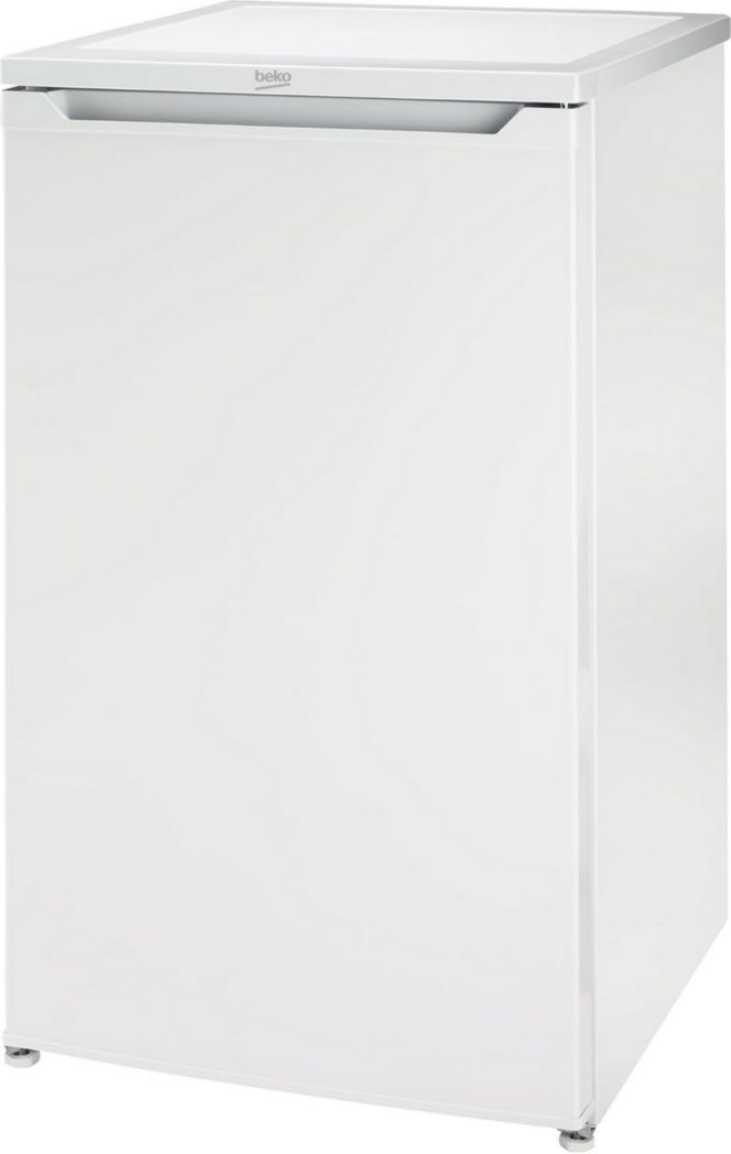Réfrigérateur pose libre Beko TS190040N 88 l Capacité totale 88 l Butée de porte interchangeable Bon éclairage dans l'appareil 38 dB Clayettes en verre robustes Blanc