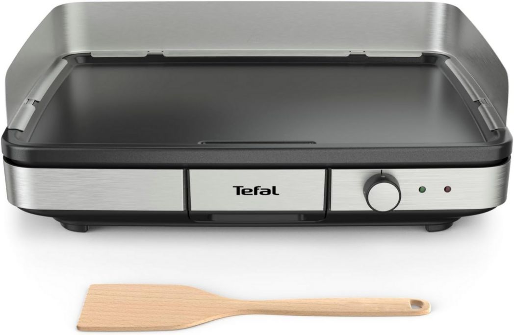 Plancha électrique Tefal Maxi Plancha XXL 10/12 personnes Plancha intérieure et extérieure Inox CB690D12