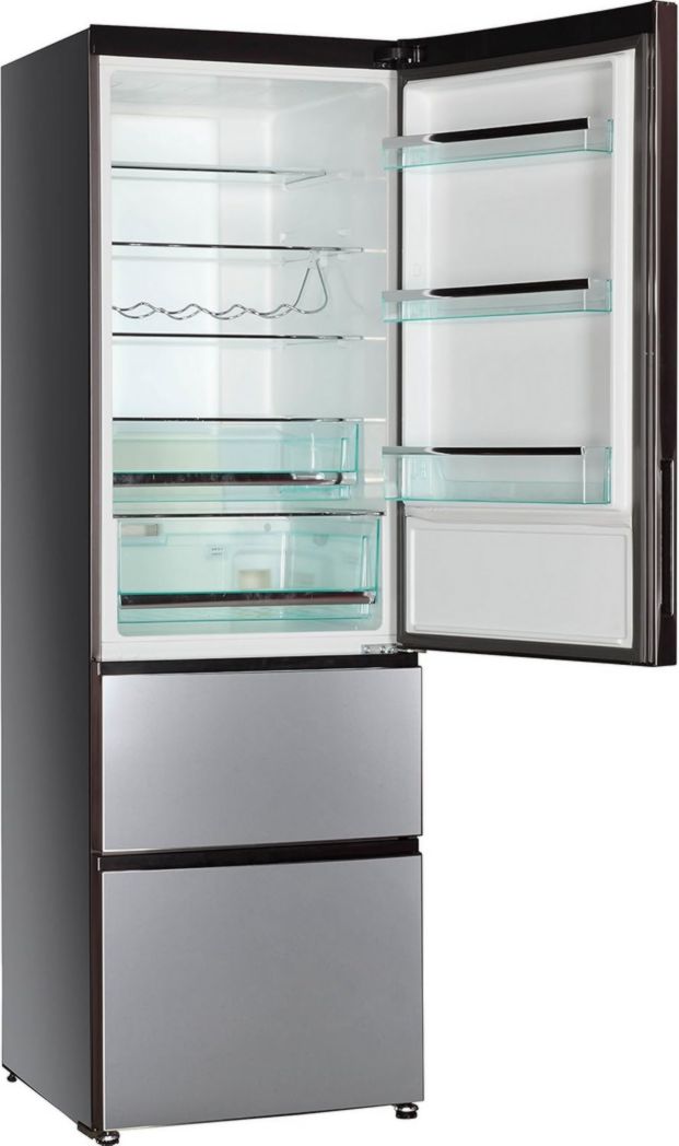 Réfrigérateur/Congélateur Haier A2FE735CFJ - Efficacité énergétique A++ - Hauteur : 190 cm - Capacité : 347 l - Tiroirs de congélation 3D - Aspect inox.