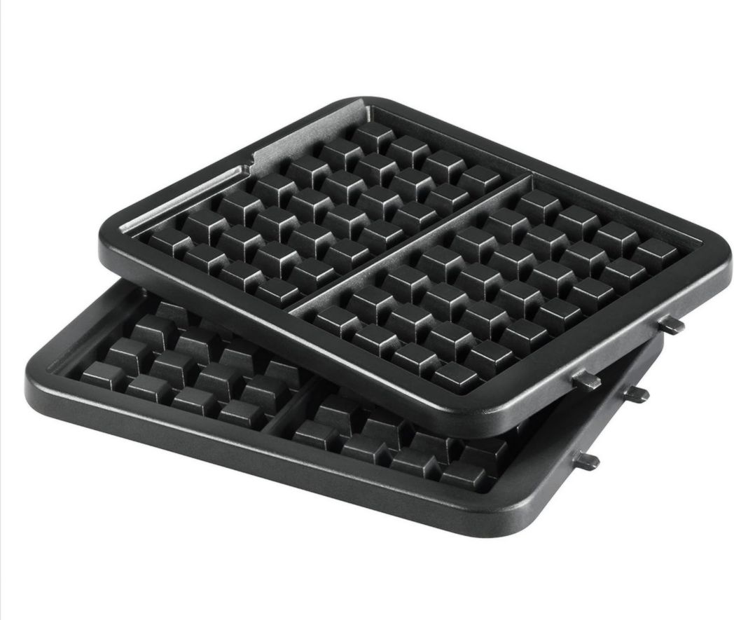 Gaufrier 4 en 1 Tefal noir/acier inoxydable