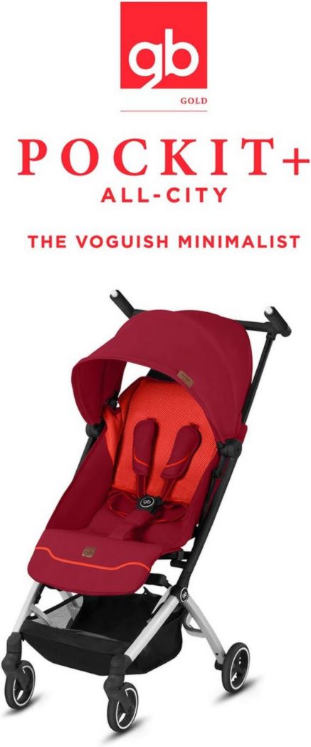 Poussette tout-terrain gb Gold Pockit+, ultra-compacte, de 6 mois à 22 kg (environ 4 ans), bleu nuit