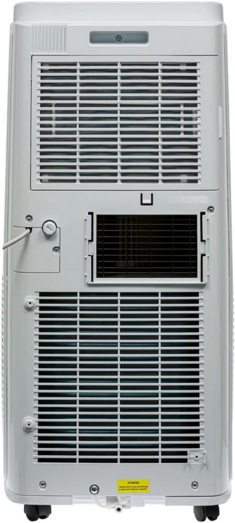 Climatiseur mobile OPTIMEO OPC-C02-121 3500 W blanc, 5 niveaux de protection spéciaux, silencieux et roues intégrées