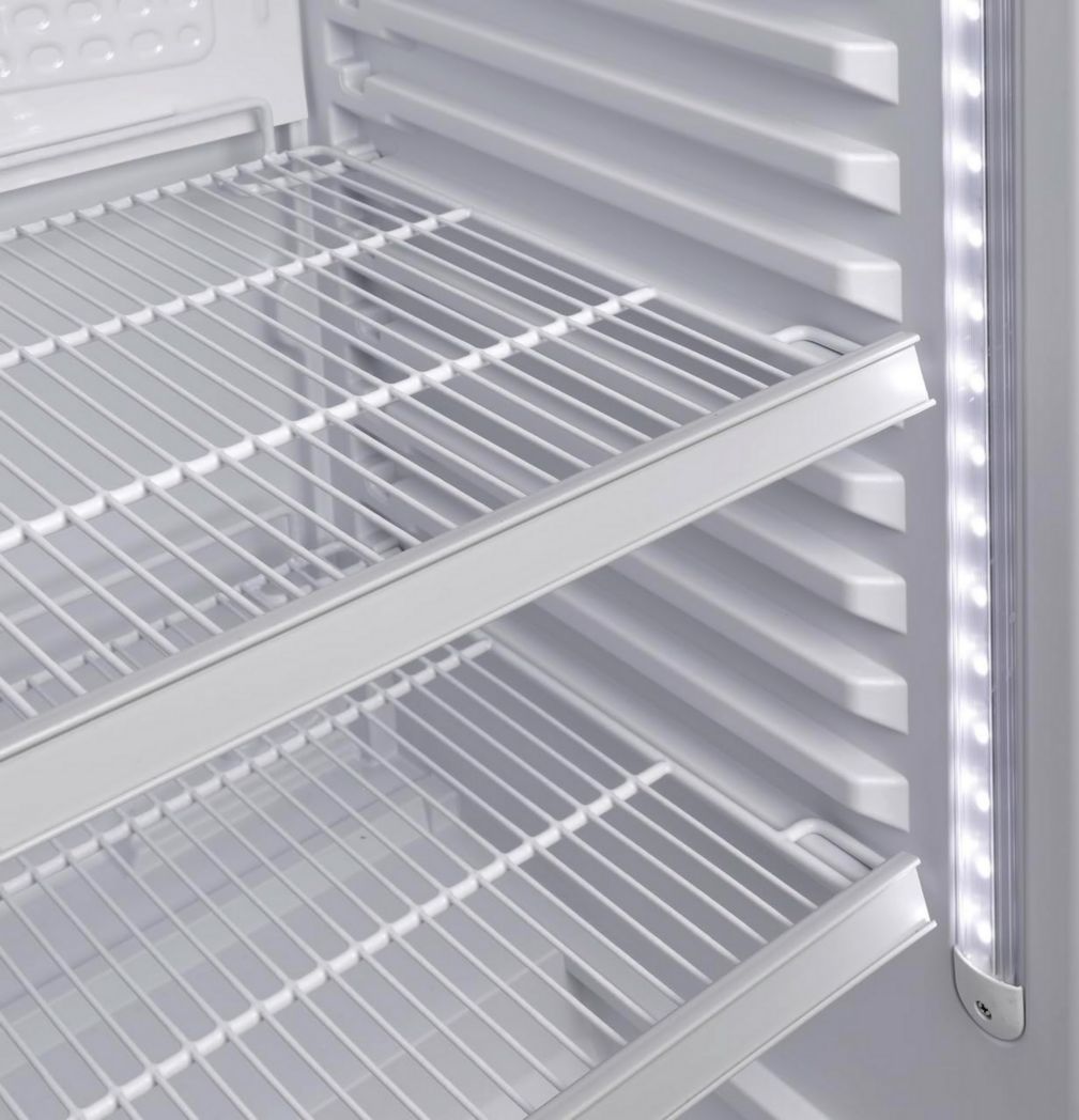 Réfrigérateur à boissons professionnel METRO GSC2360B, acier/verre, 62 x 63,6 x 175,3 cm, 347 L, avec serrure, noir