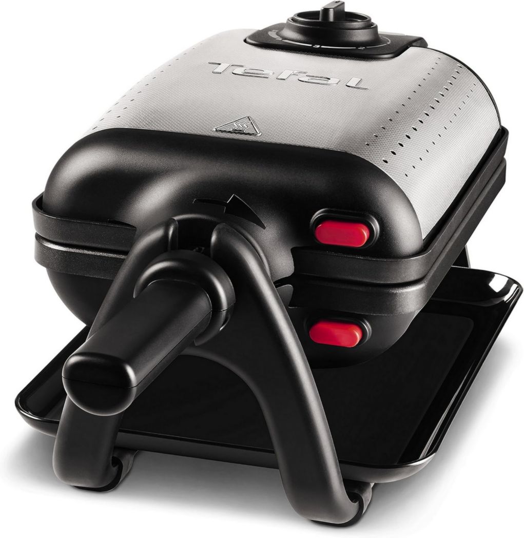 Gaufrier 4 en 1 Tefal noir/acier inoxydable