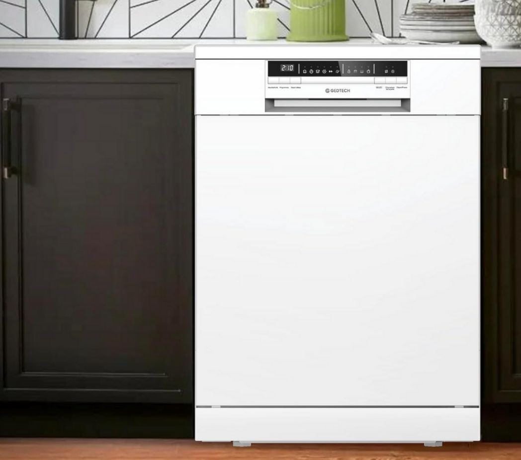 Lave-vaisselle GEDTECH GLV1542DX 15 ch - Tiroir à couverts - 42 dB - Ultra silencieux - Départ différé - Éco - Intensif - Rapide - Faible consommation - Classe C - Inox foncé - Protection enfant