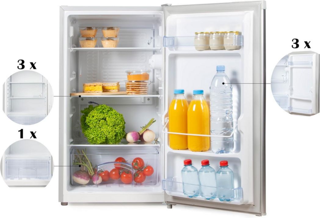 Réfrigérateur de table PRIMO PR121FR - 88 L - E - Noir