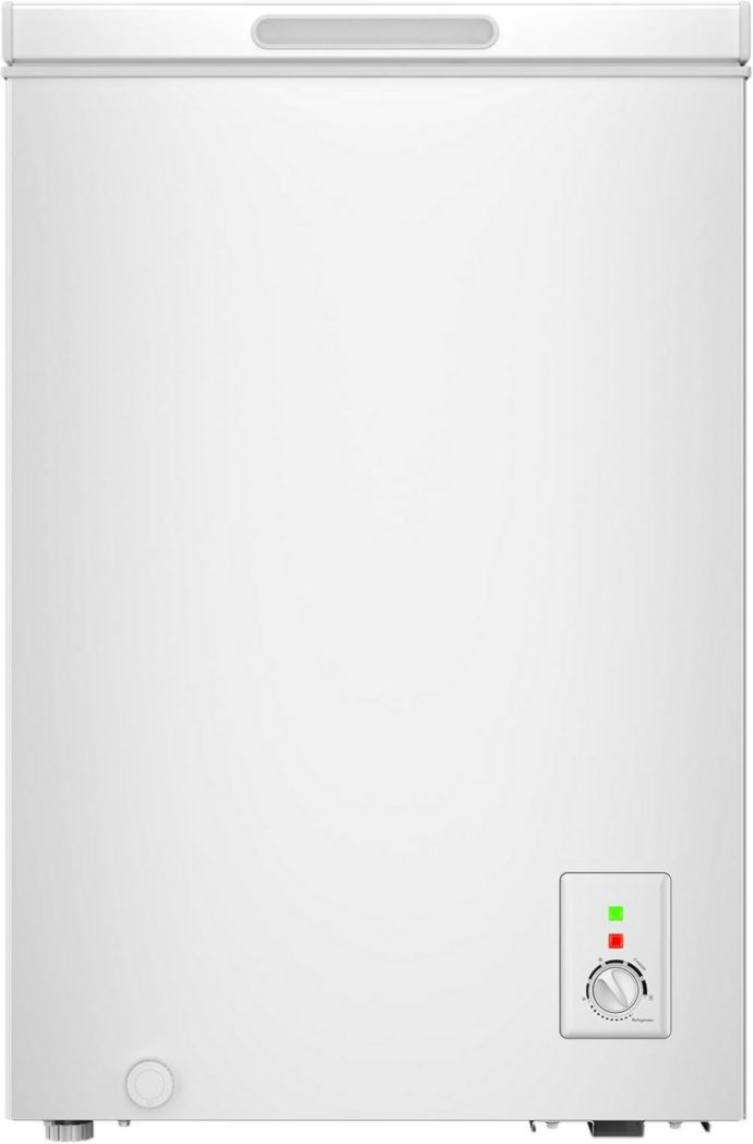 Congélateur coffre CHIQ 142 L, 63,5 x 55,6 x 83,5 cm, congélateur Inverter, affichage de la température extérieure, congélation rapide -32 °C, grille métallique, faible niveau sonore