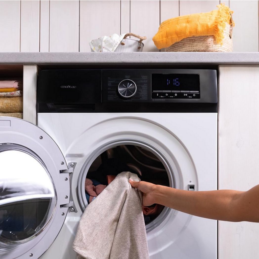 Cecotec Bolero Dresscode 10500 Inverter Steel A. Lave-linge 10 kg Acier, 1400 tr/min, moteur Inverter Plus, Vapeur, Classe A.