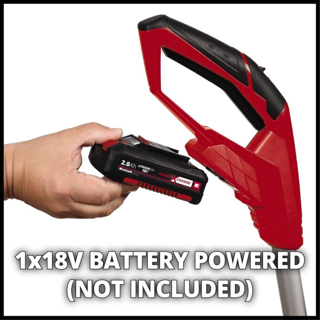 Tondeuse à gazon sans fil Einhell GE-CM 18/30 Li Kit Power X-Change (18 V, largeur de coupe 30 cm, surface recommandée 150 m²) Livrée avec batterie 3,0 Ah et chargeur