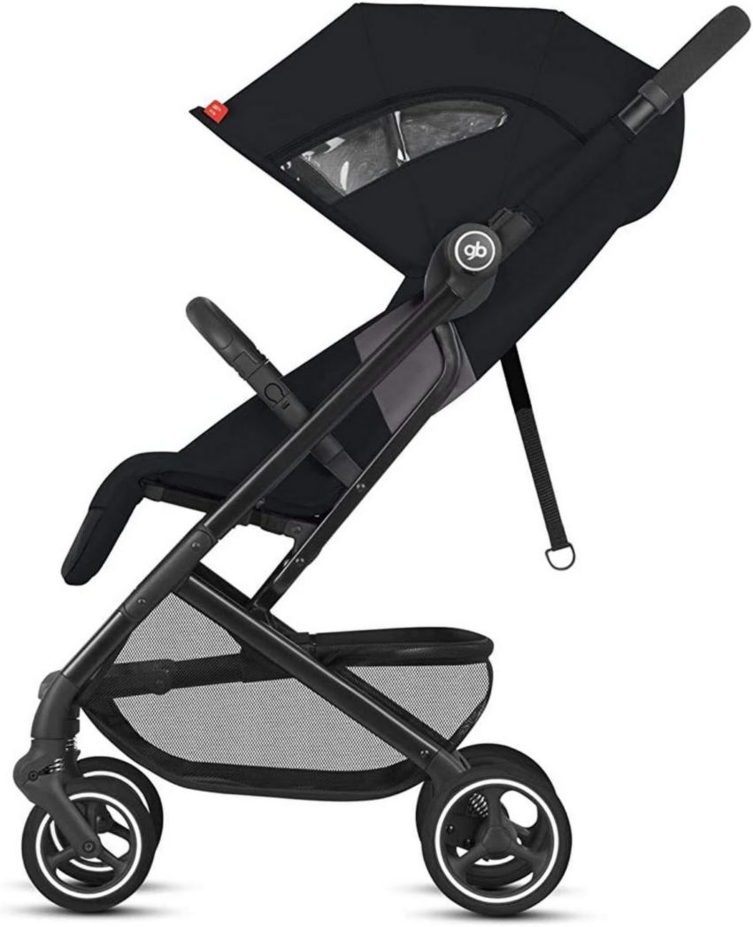 Poussette citadine Qbit + Velvet Black - Good Baby Gold