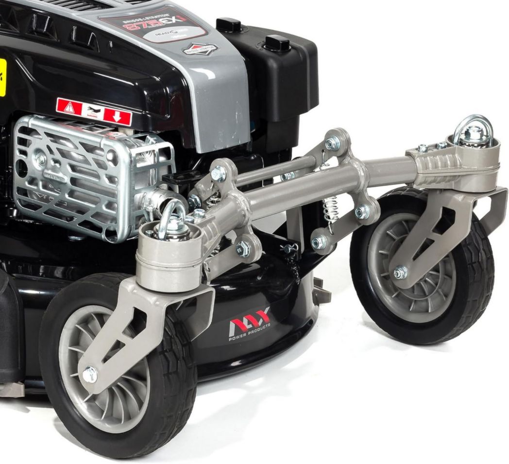 NAX POWER PRODUCTS Moteur Briggs & Stratton 5000S Série 875Exi 190cc ReadyStart Largeur de coupe 56cm Panier 75L Roues pivotantes avant Tondeuse à gazon autopropulsée à essence