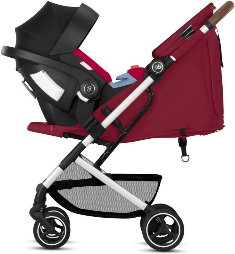 Poussette citadine Qbit + Velvet Black - Good Baby Gold