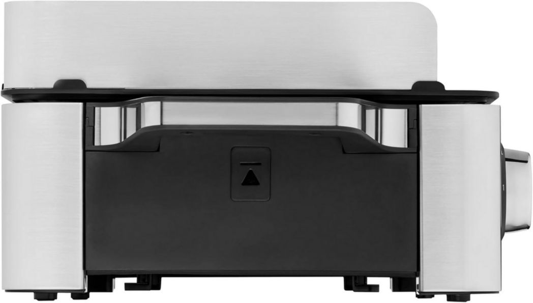 WMF Master-Grill électrique, 2400W, Grande surface 28x50cm, Revêtement antiadhésif, Plaques amovibles lavables au lave-vaisselle, Acier inoxydable Cromargan 18/10, Lono 0415280011