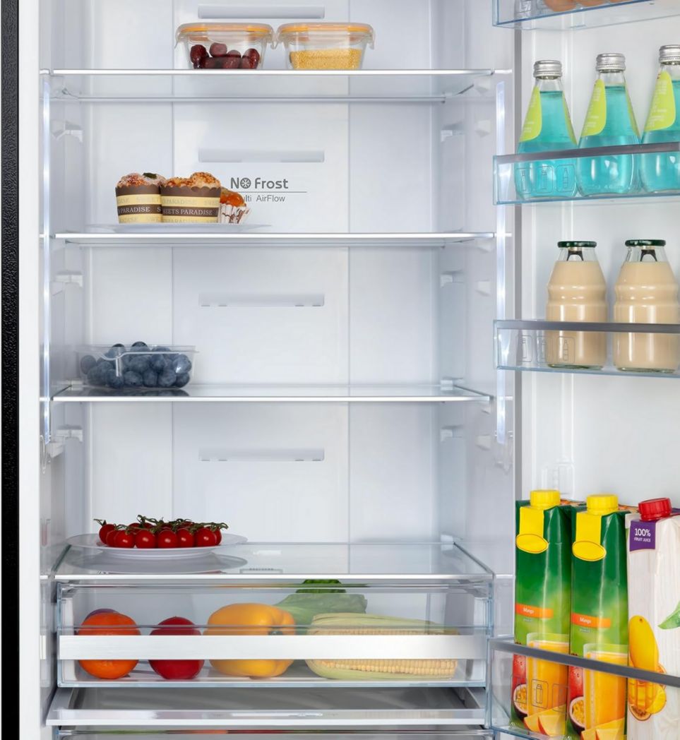 Réfrigérateur congélateur inférieur CHIQ CBM159LEBD 157 litres (109 + 48) Low Frost, faible bruit, refroidissement rapide, faible encombrement