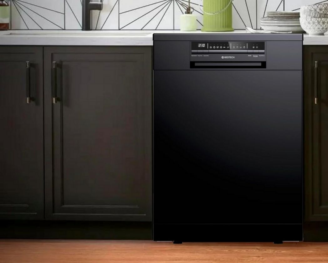 Lave-vaisselle GEDTECH GLV1542DX 15 ch - Tiroir à couverts - 42 dB - Ultra silencieux - Départ différé - Éco - Intensif - Rapide - Faible consommation - Classe C - Inox foncé - Protection enfant