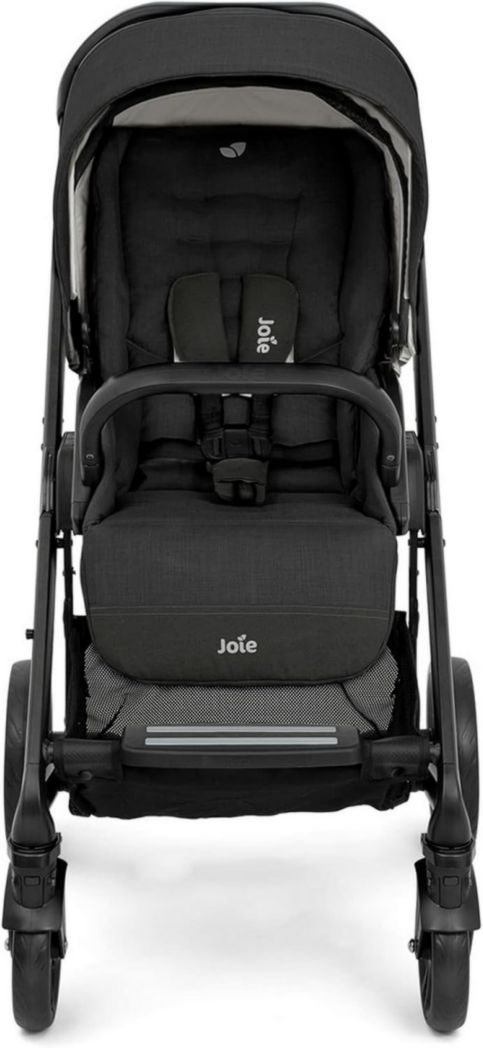 Joie - Chrome™ - Poussette multimodale 4 en 1 - Siège réversible - Compatible siège auto - Pliage automatique - Suspension tout-terrain - Harnais SoftTouch 5 points - Dès la naissance