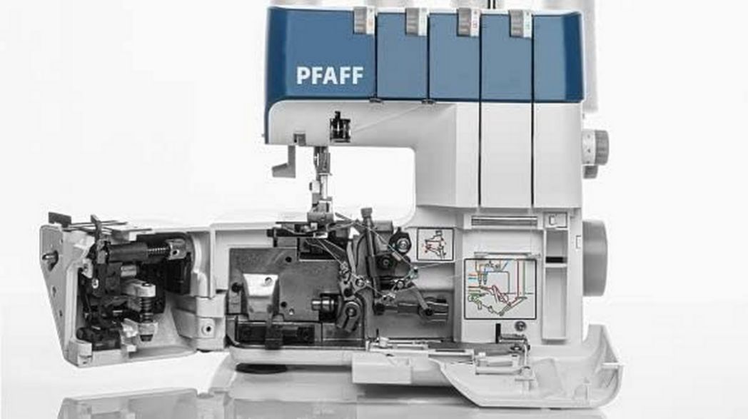 Machine à coudre PFAFF Admire 1000, aluminium multicolore, 4 fils, 16 points différents, facile à utiliser