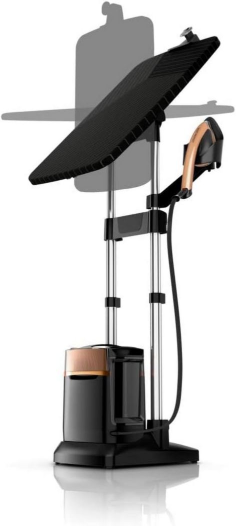 TEFAL QT2020 IXEO POWER ALL-IN-ONE Fer à vapeur avec planche intelligente intégrée à 3 positions Désinfectant et repassage, Technologie vapeur haute pression, pression vapeur 5,8 bar, 2170 W,