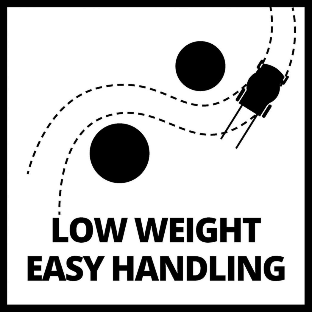 Tondeuse à gazon sans fil Einhell GE-CM 18/30 Li Kit Power X-Change (18 V, largeur de coupe 30 cm, surface recommandée 150 m²) Livrée avec batterie 3,0 Ah et chargeur