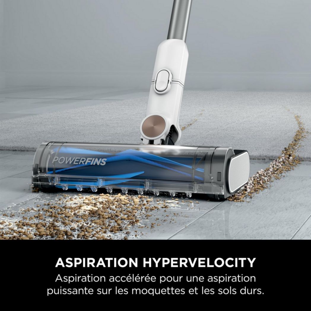 Aspirateur sans fil Shark Detect Clean & Empty IW3612AMZEU, blanc, 240 W, 2 litres