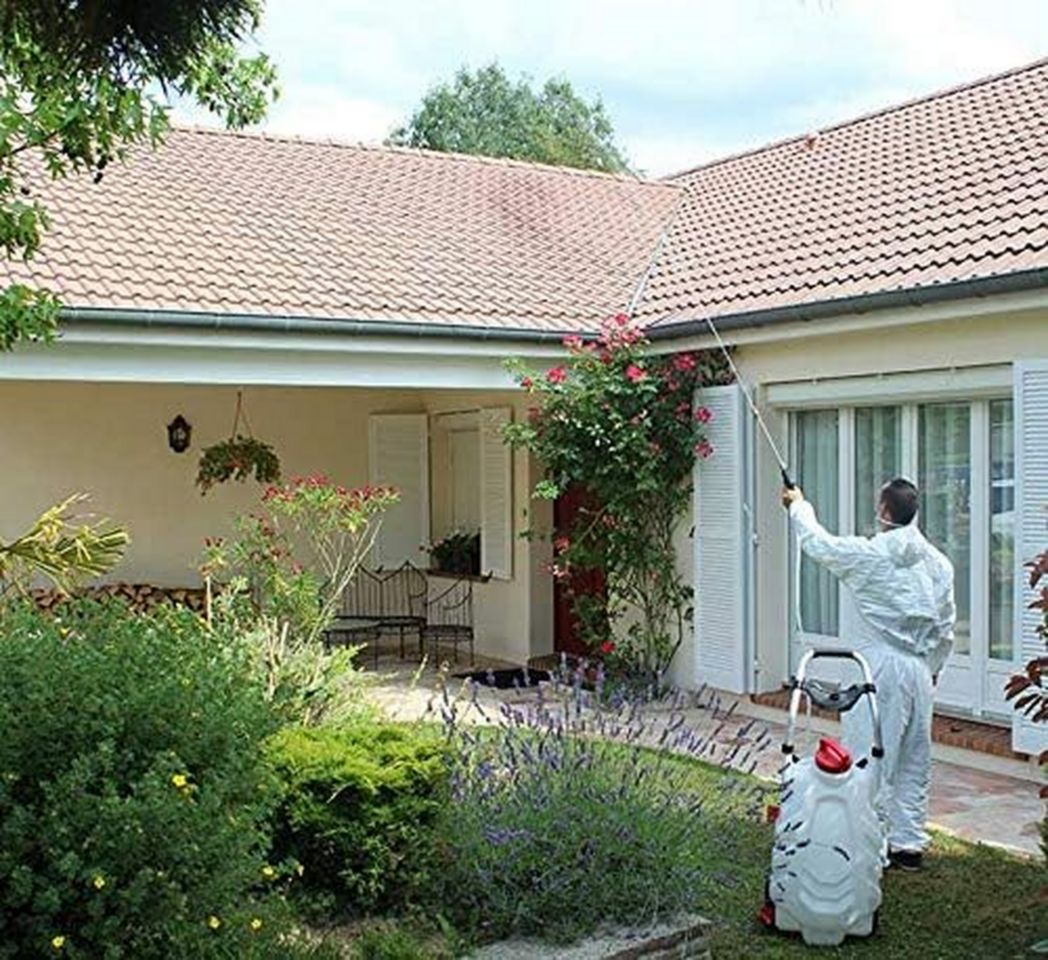 PHOENIX - Pulvérisateur électrique Pro Sprayer III 30 L avec option rinçage - Pulvérisateur de toit électrique longue portée avec batterie rechargeable, débit 240 L/h, tuyau 8 m - 2 batteries