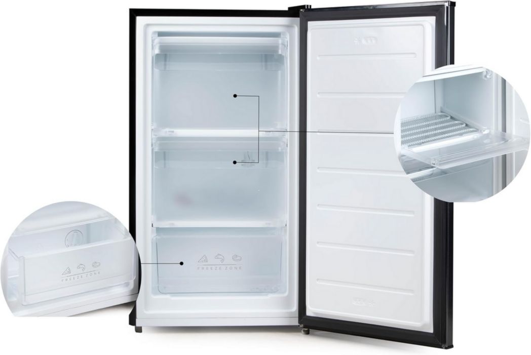 Congélateur de table PRIMO PR143DV - 60 L - Pose libre - Classe E - Noir