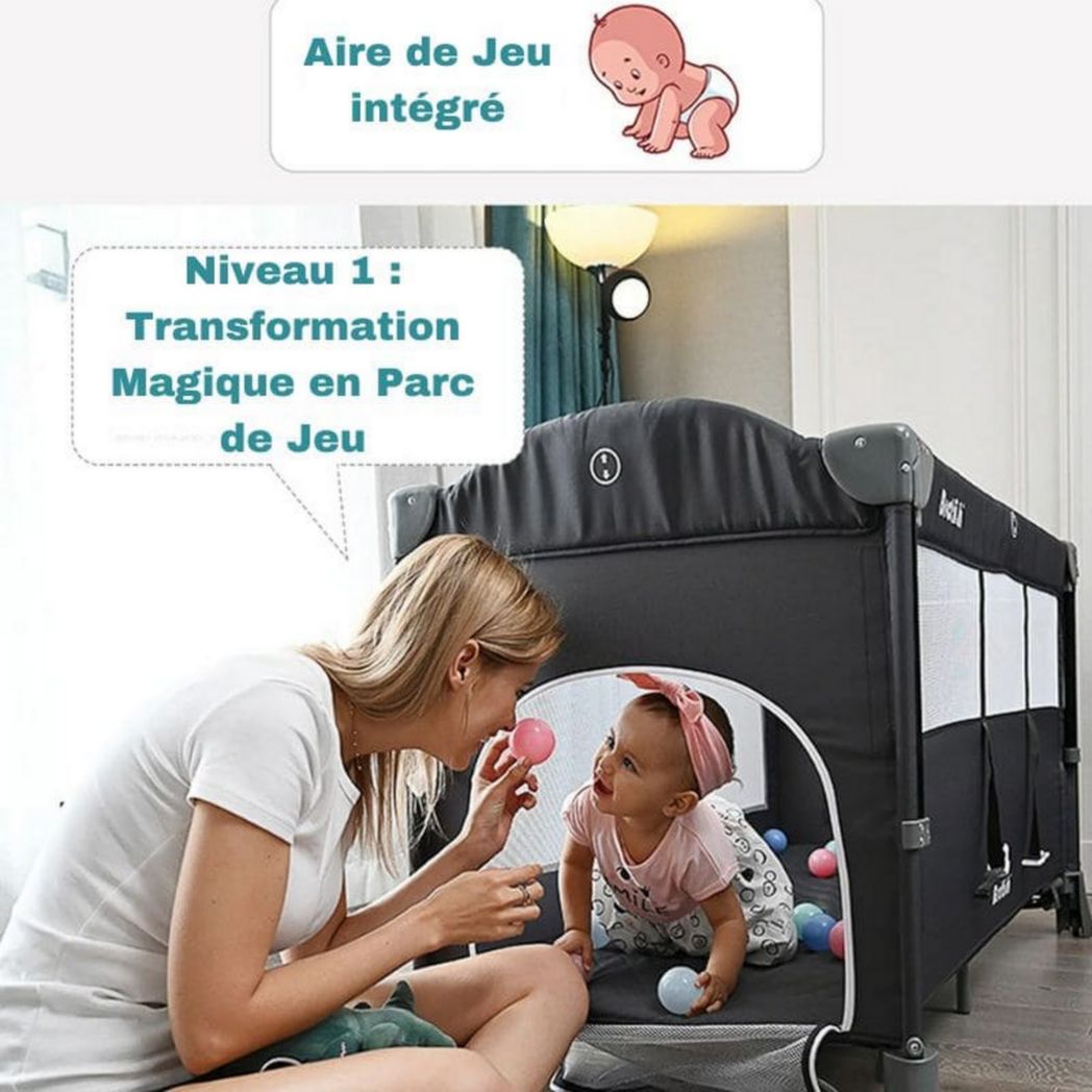 Lit bébé 3 en 1 - Confort et mobilité | FlexiBed