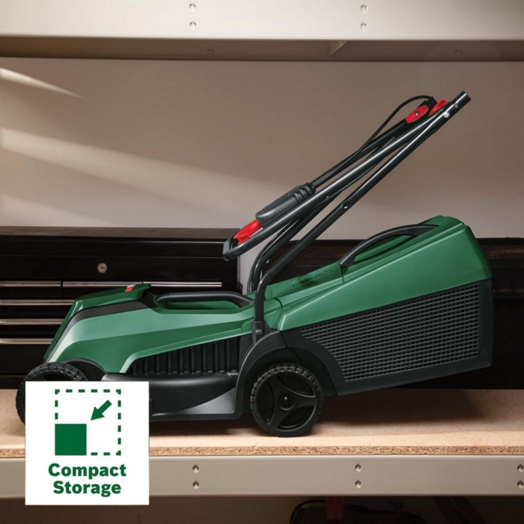 Tondeuse à gazon sans fil Bosch CityMower 18V-32-300 (18 V, 1 batterie 4,0 Ah, moteur sans balais, largeur de coupe : 32 cm, tond jusqu'à 300 m², dans un carton)