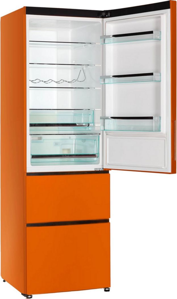 Réfrigérateur/Congélateur Haier A2FE735CFJ - Efficacité énergétique A++ - Hauteur : 190 cm - Capacité : 347 l - Tiroirs de congélation 3D - Aspect inox.