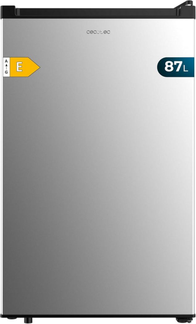 Congélateur vertical en acier inoxydable Cecotec Bolero CoolMarket TF 87 87 litres. Congélateur vertical en acier inoxydable de 83,6 cm de haut et 50,6 cm de large avec une grande capacité et une classe énergétique E.