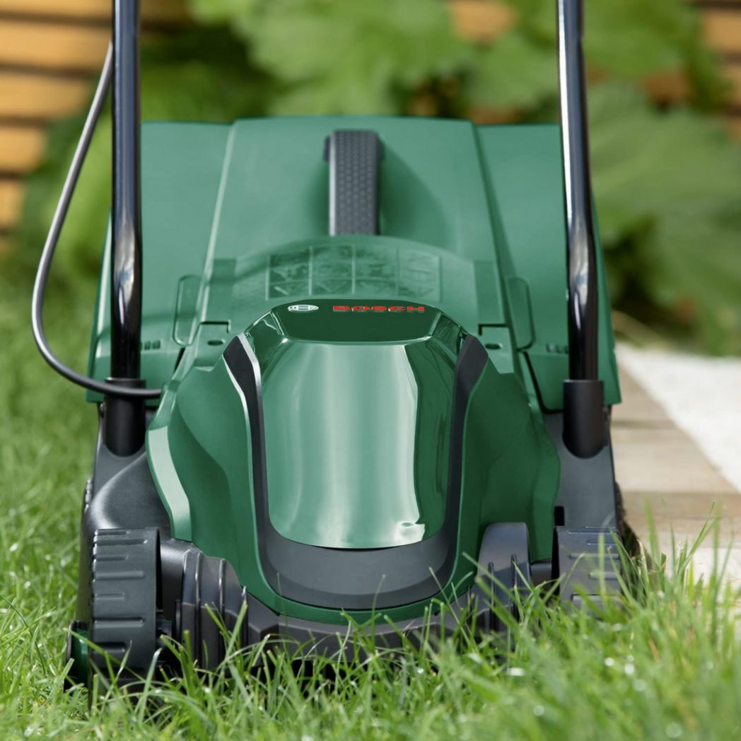 Tondeuse à gazon sans fil Bosch CityMower 18V-32-300 (18 V, 1 batterie 4,0 Ah, moteur sans balais, largeur de coupe : 32 cm, tond jusqu'à 300 m², dans un carton)