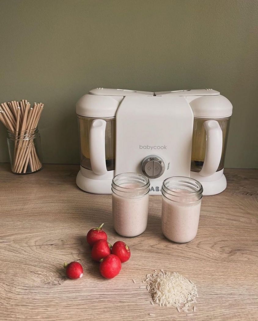 BÉABA, Robot Cuiseur Bébé 4 en 1 Babycook Duo, Mixeur-Cuiseur, Cuisson Vapeur Rapide 15 minutes, Diversification des Aliments, Petits Pots Bébé Maison, Capacité XXL 2200 ml, Noir