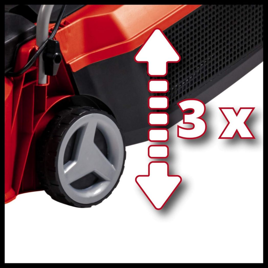 Tondeuse à gazon sans fil Einhell GE-CM 18/30 Li Kit Power X-Change (18 V, largeur de coupe 30 cm, surface recommandée 150 m²) Livrée avec batterie 3,0 Ah et chargeur