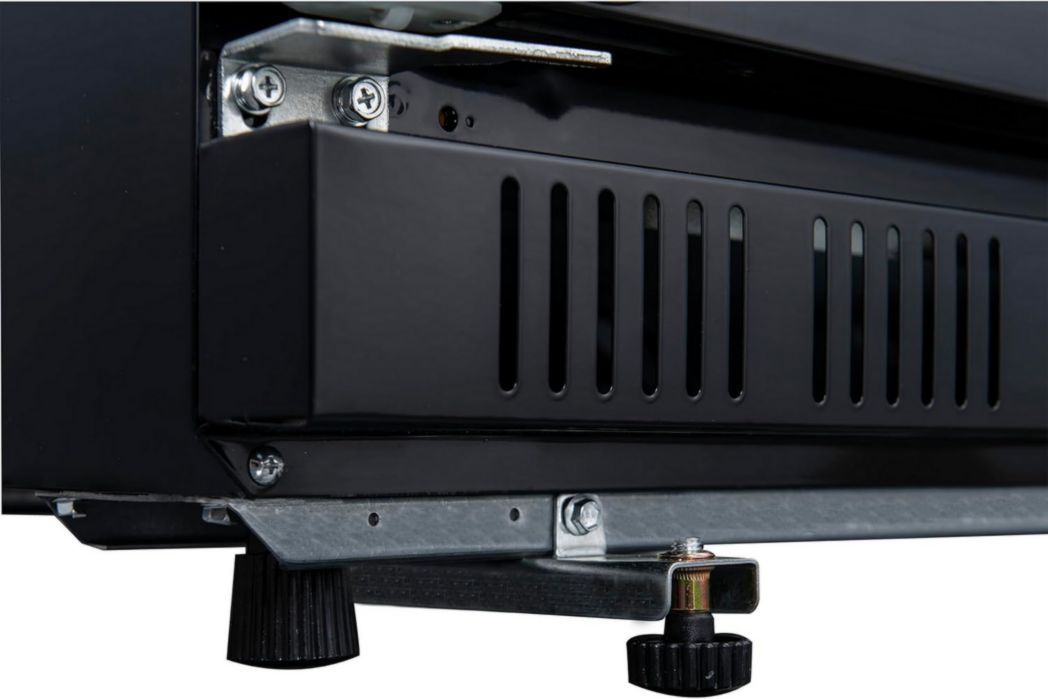 Réfrigérateur à boissons professionnel METRO GSC2360B, acier/verre, 62 x 63,6 x 175,3 cm, 347 L, avec serrure, noir