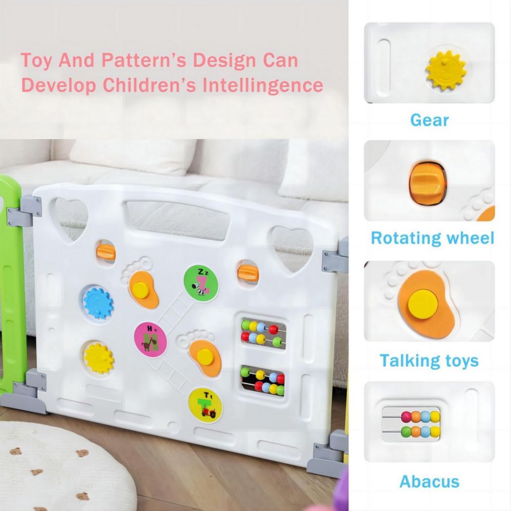 Parc bébé modulaire Gupamiga 150 x 180 cm, Parc enfant, Parc bébé, Blanc