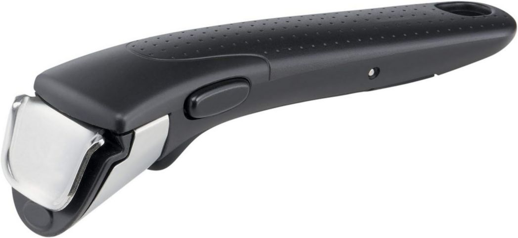 Batterie de cuisine Seb Compact Inox 10 pièces, Induction, poêles 22/24/26 cm, casseroles 16/18/20 cm, sauteuse 24 cm, couvercles 18/20 cm, 1 poignée L953SA04, Noir, argent, ‎35,4 x 35,29 x 26,8 cm