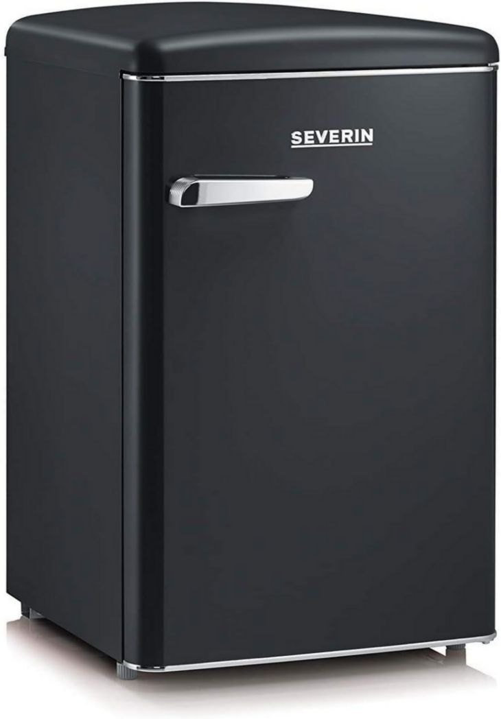 Réfrigérateur-congélateur SEVERIN, Pose libre, Longueur 55 cm, 108 L, Classe D, 110 kWh/an, 37 dB, Look rétro, Crème, RKS 8833