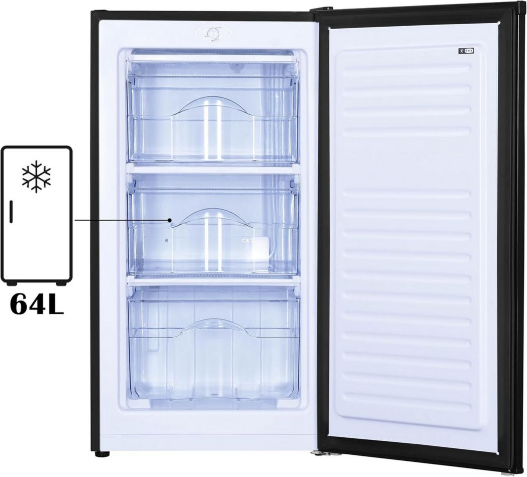 Congélateur de table PRIMO PR150DV - 64 L - Pose libre - Classe D - Noir